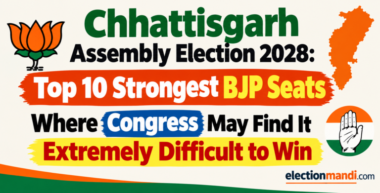 Chhattisgarh Assembly Election 2028: Top 10 Strongest BJP Seats Where Congress May Find It Extremely Difficult to Win